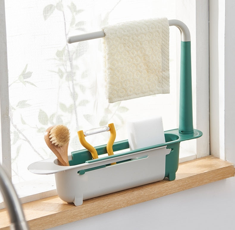 Telescopic Sink Storage Rack – Lifessen